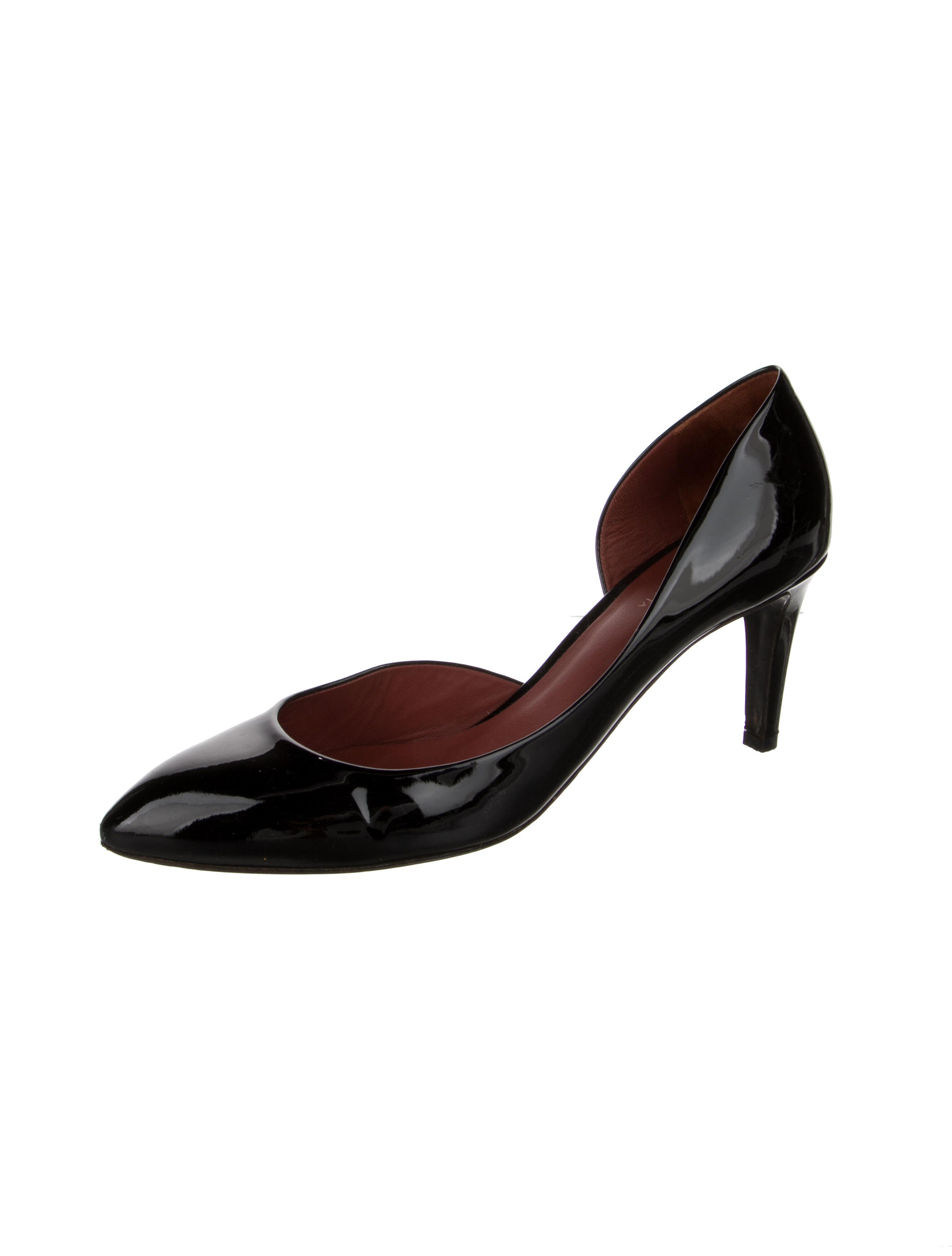 Bottega Veneta Patent Leather D'Orsay Pumps