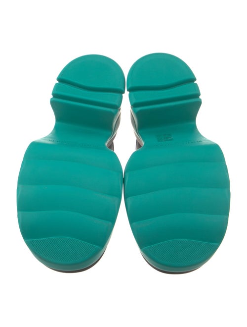 Bottega Veneta Leather Colorblock Pattern Mules