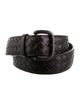 Bottega Veneta Intrecciato Weave Leather Belt