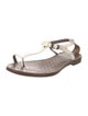 Bottega Veneta Leather T-Strap Sandals