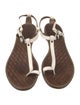 Bottega Veneta Leather T-Strap Sandals