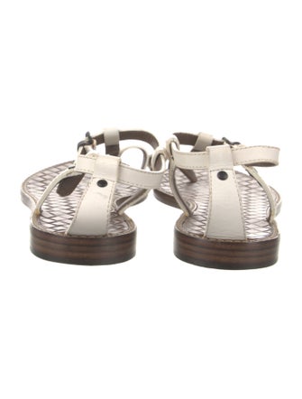 Bottega Veneta Leather T-Strap Sandals
