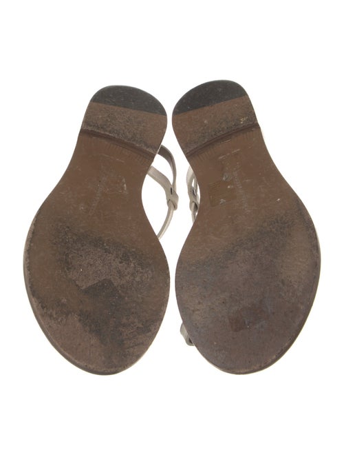 Bottega Veneta Leather T-Strap Sandals
