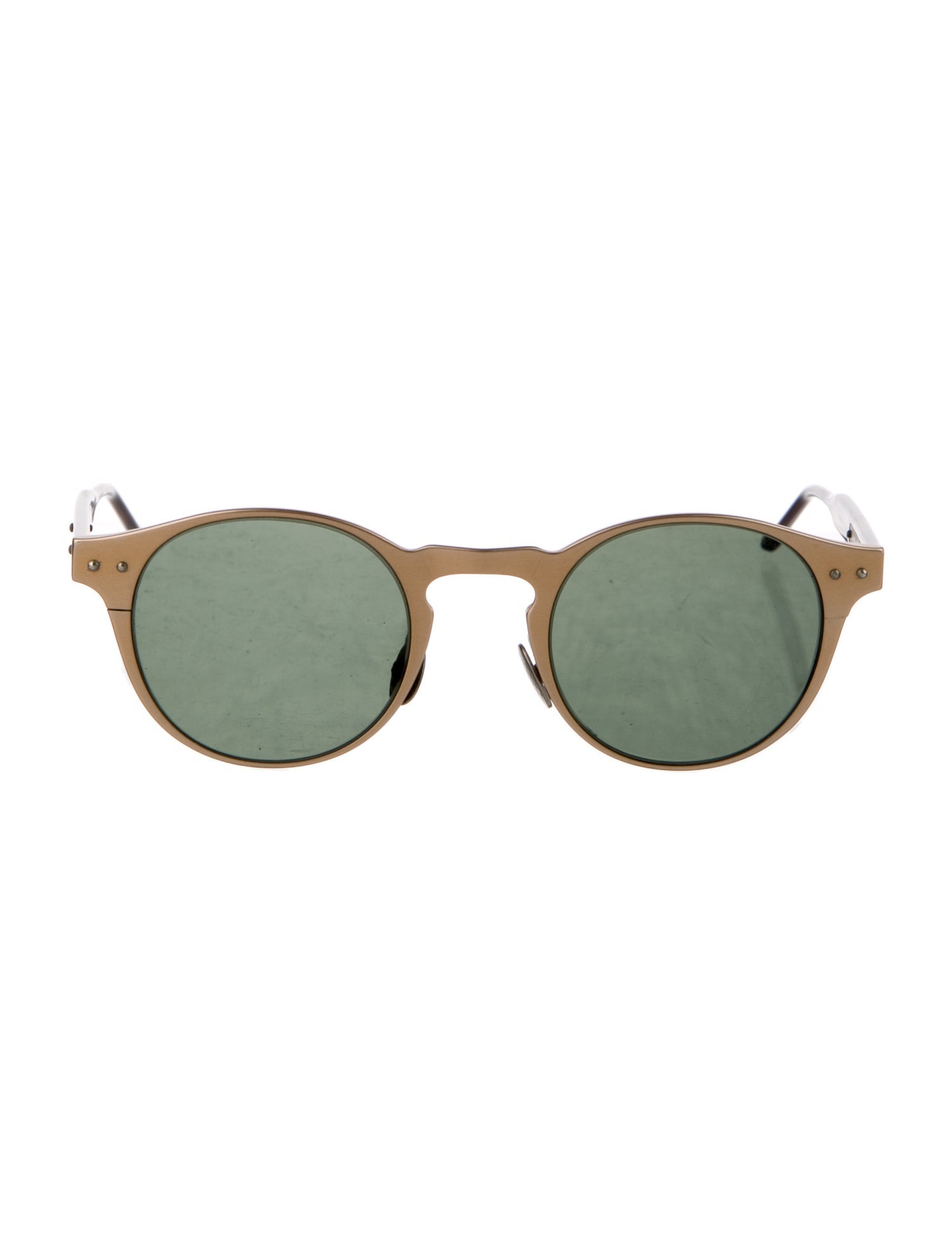 Bottega Veneta Round Tinted Sunglasses