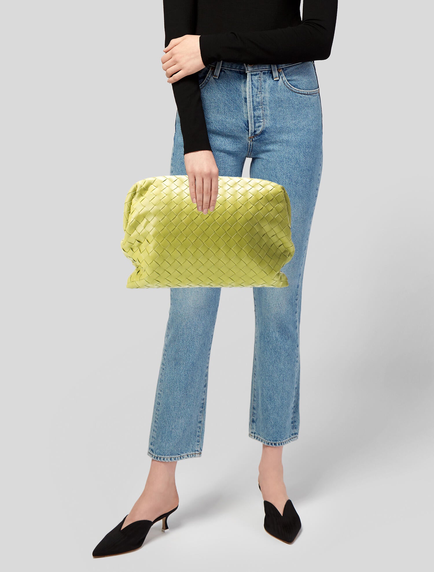 Bottega Veneta Intrecciato Clasp Document Case