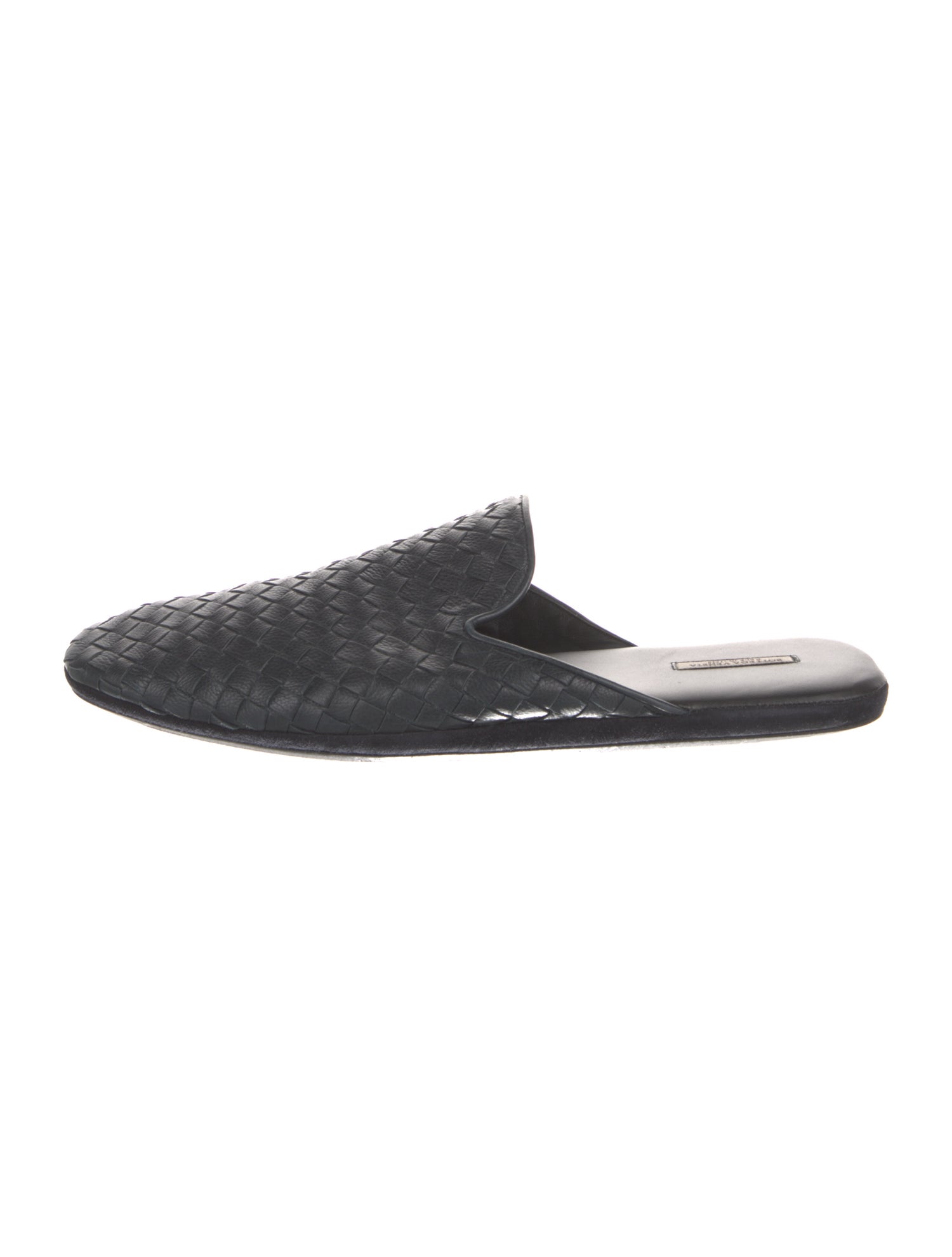 Bottega Veneta Intrecciato Weave Leather Slippers