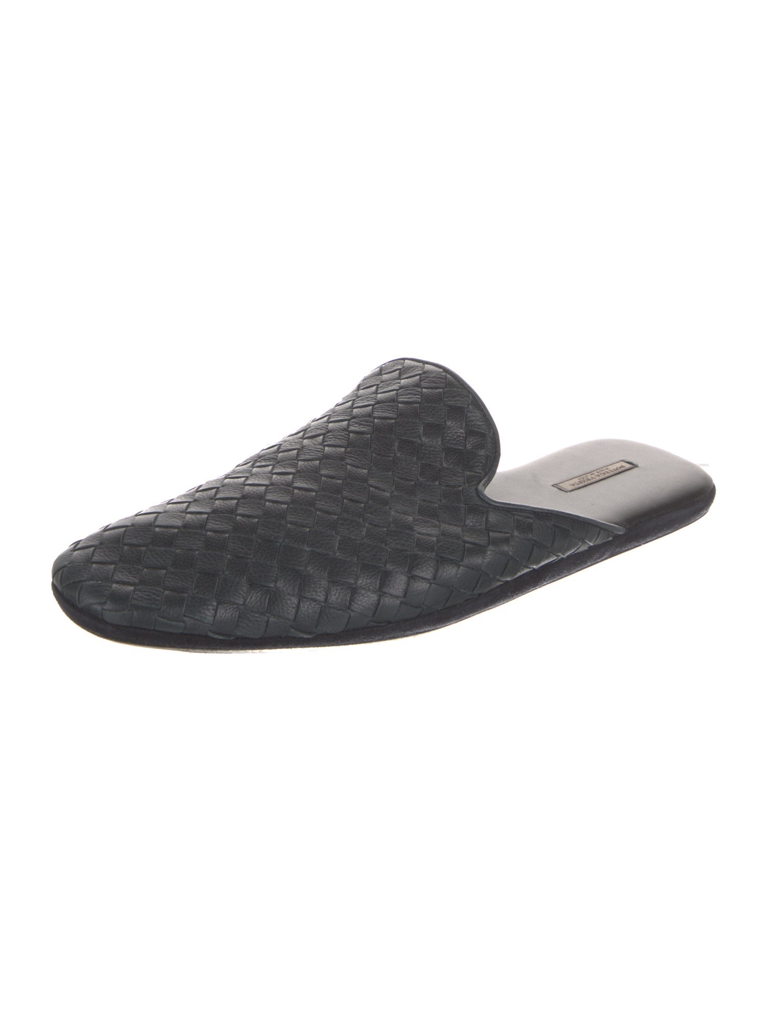 Bottega Veneta Intrecciato Weave Leather Slippers