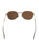 Bottega Veneta Square Tinted Sunglasses