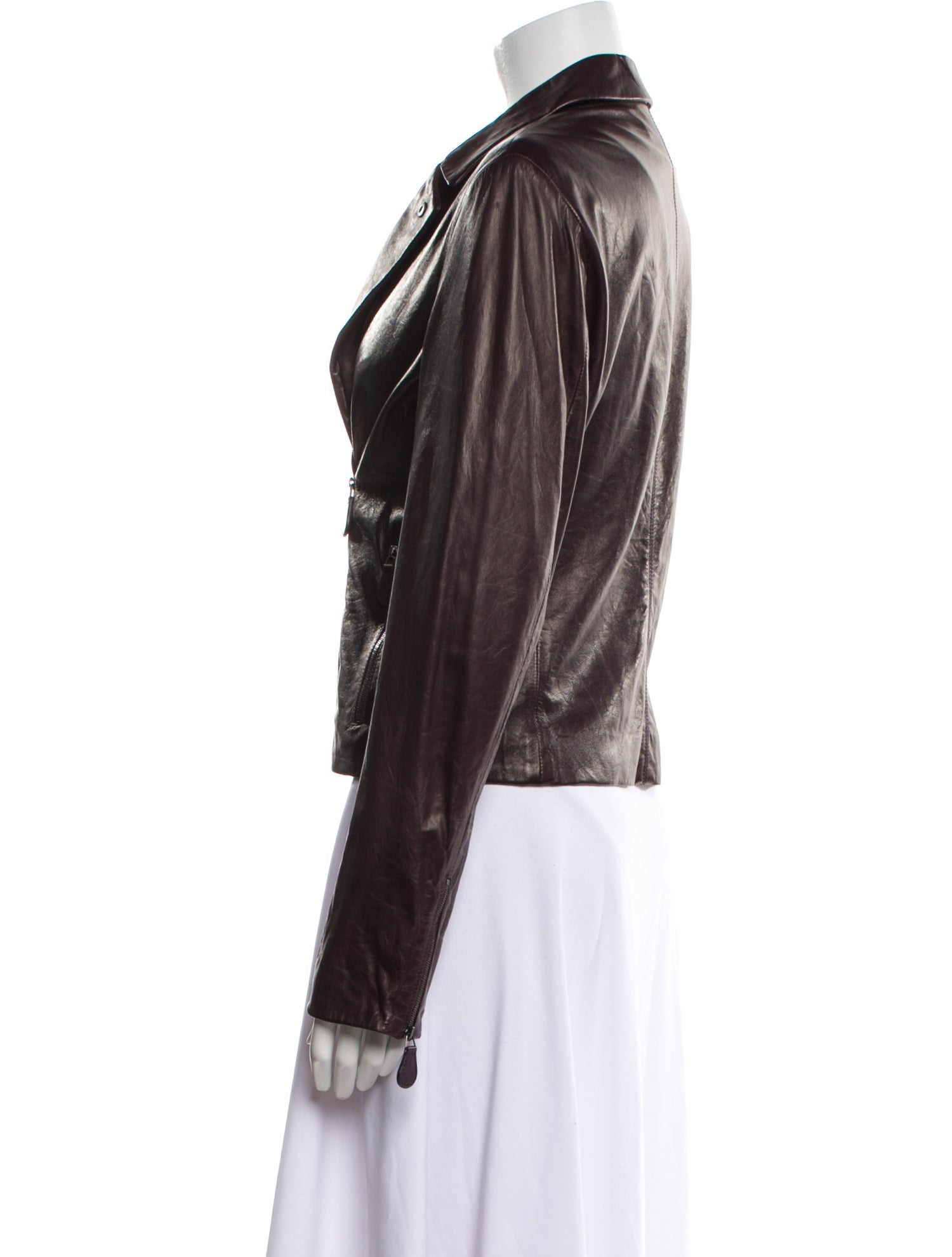 Bottega Veneta Leather Biker Jacket