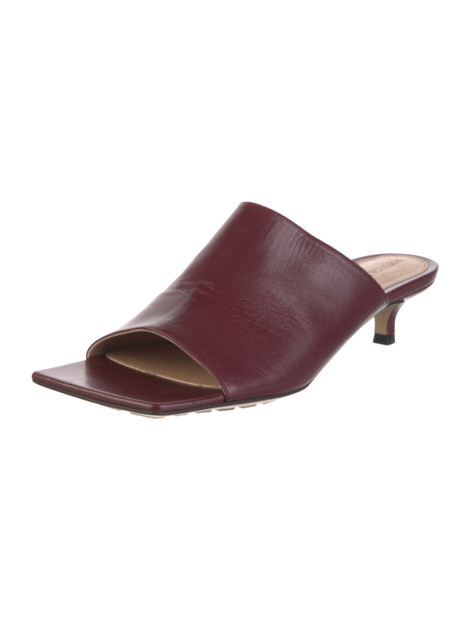 Bottega Veneta Leather Slides