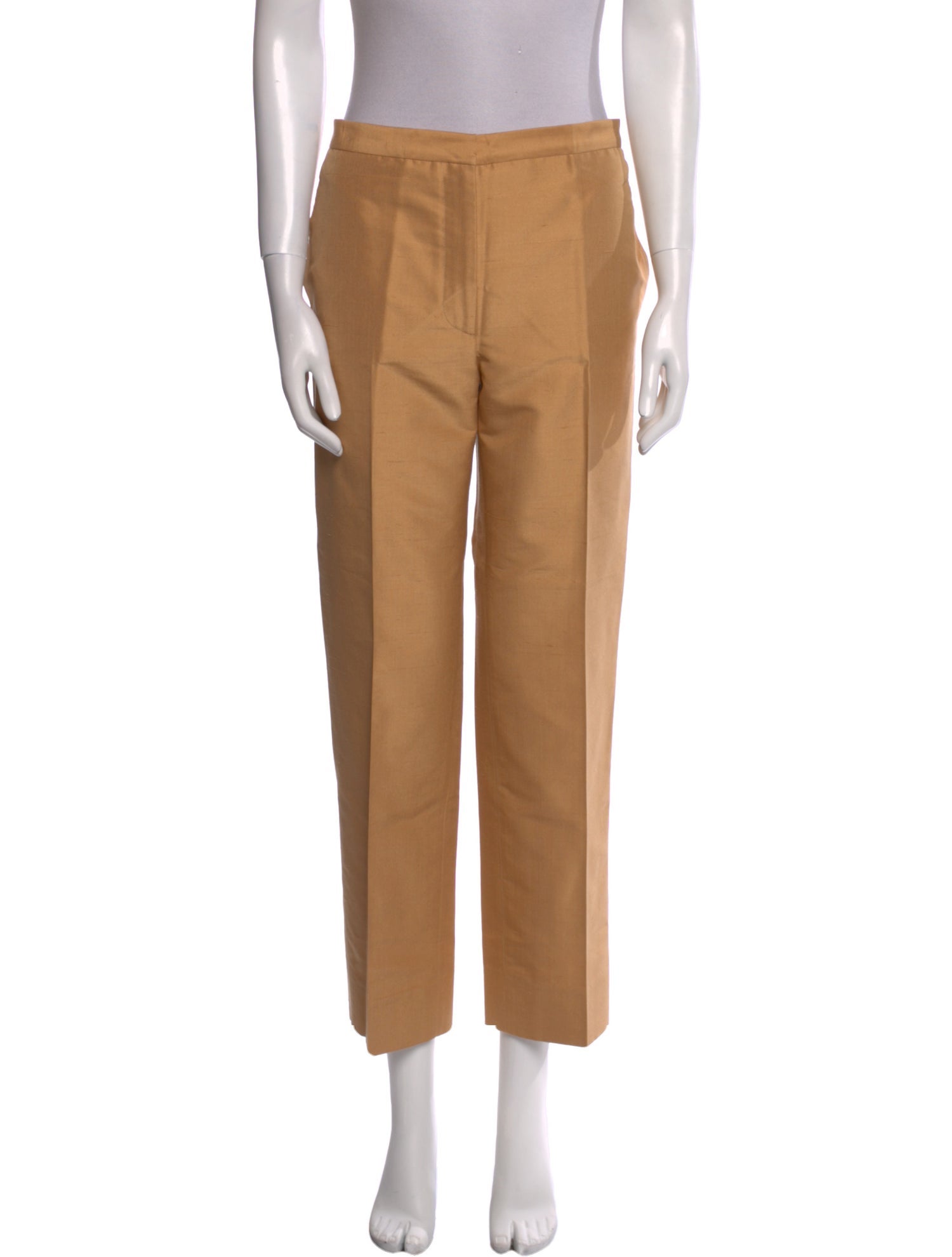Bottega Veneta Silk Straight Leg Pants