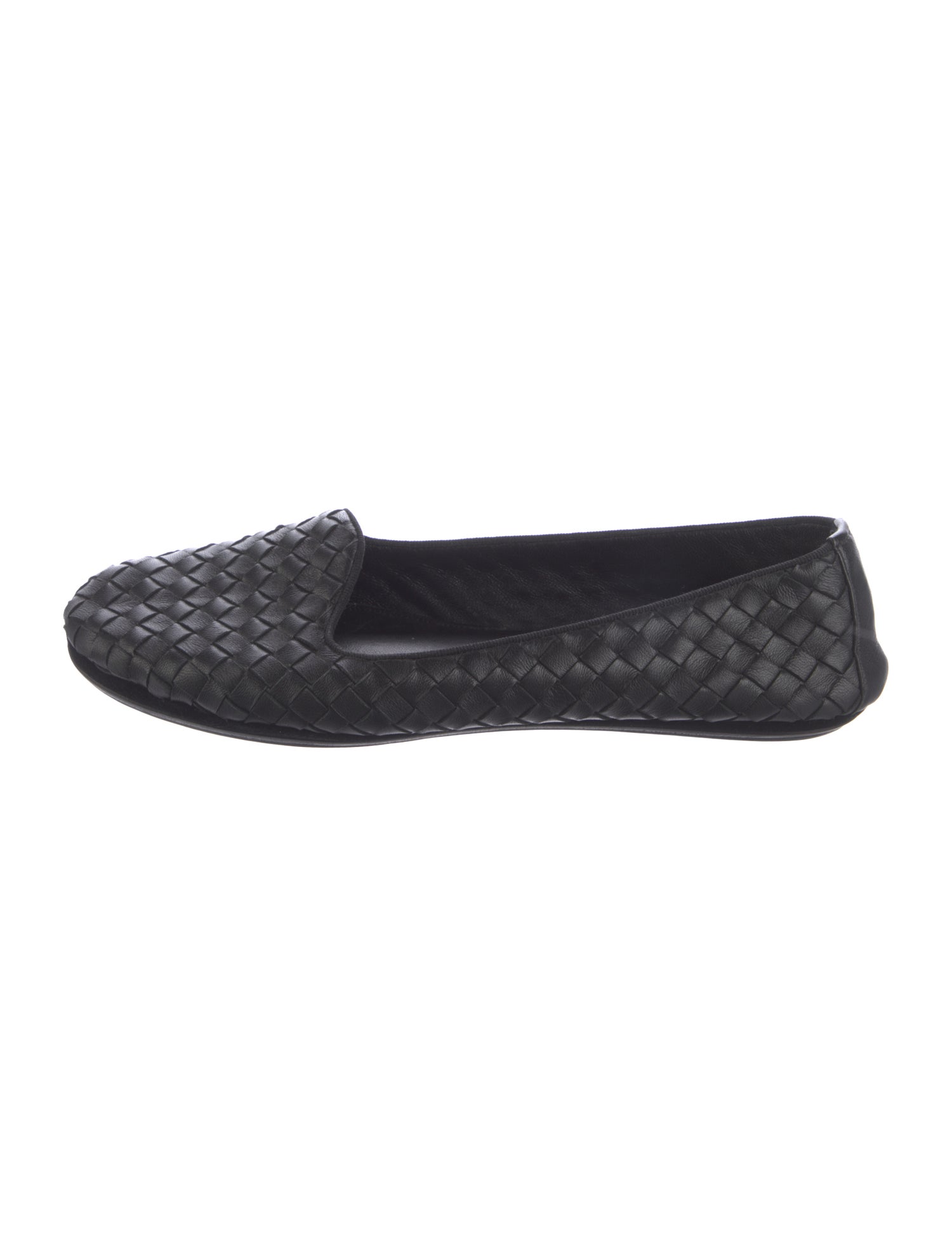 Bottega Veneta Vintage Intrecciato Weave Flats