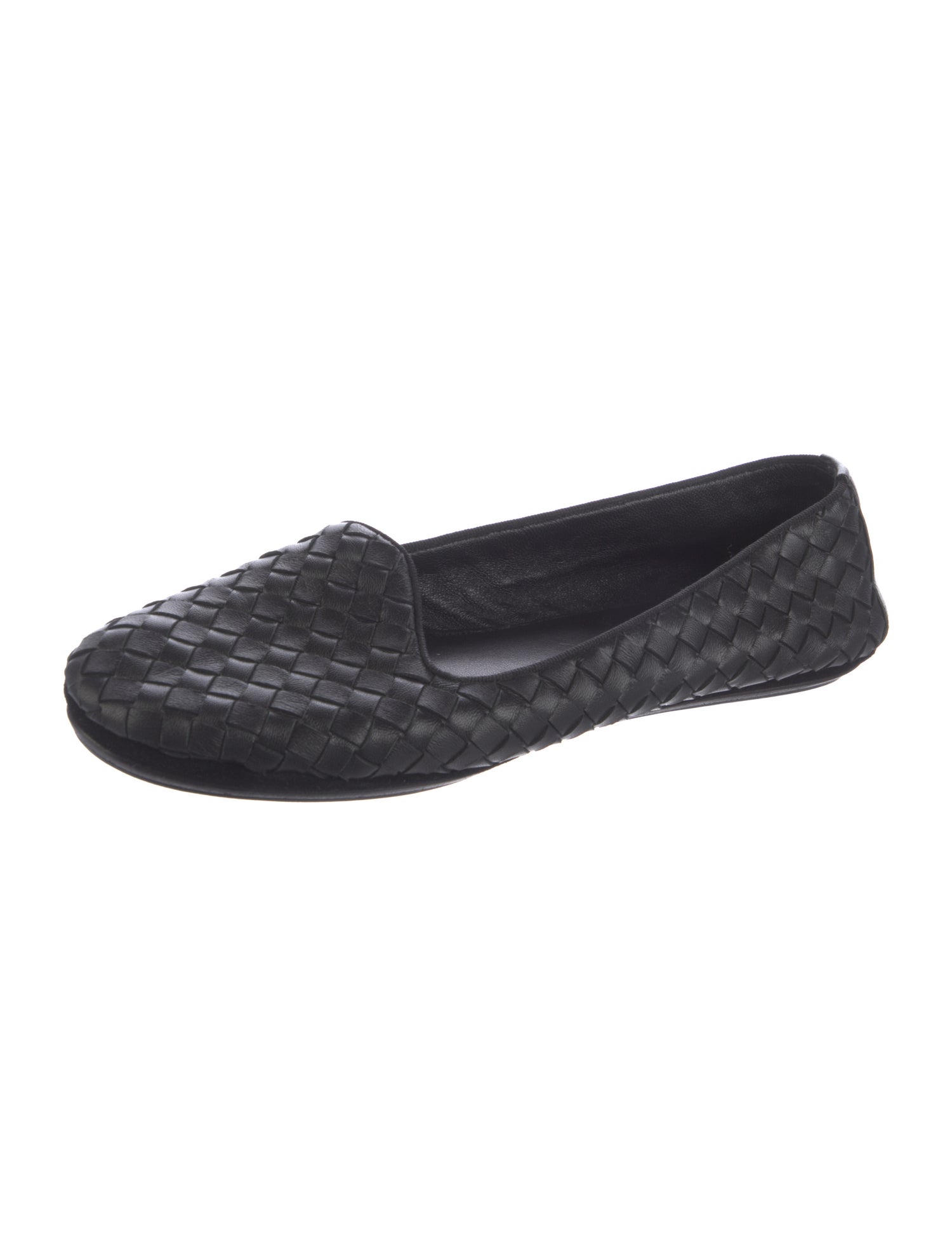 Bottega Veneta Vintage Intrecciato Weave Flats