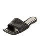Bottega Veneta Intrecciato Weave Leather Slides