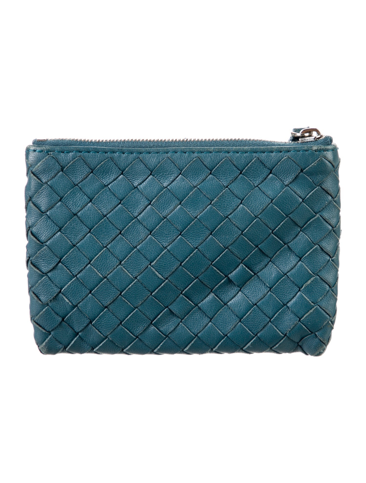 Bottega Veneta Intrecciato Weave Leather Pouch