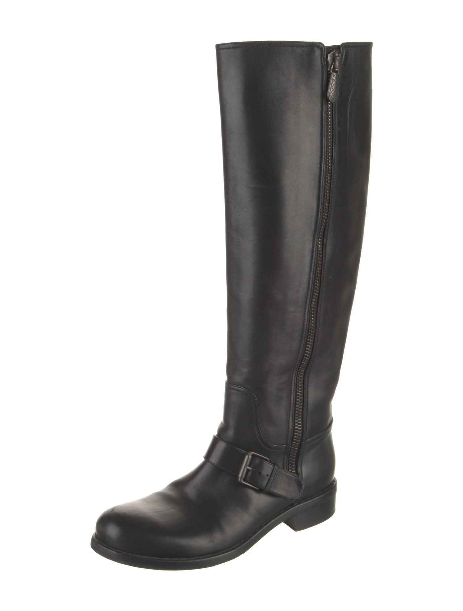 Bottega Veneta Leather Riding Boots