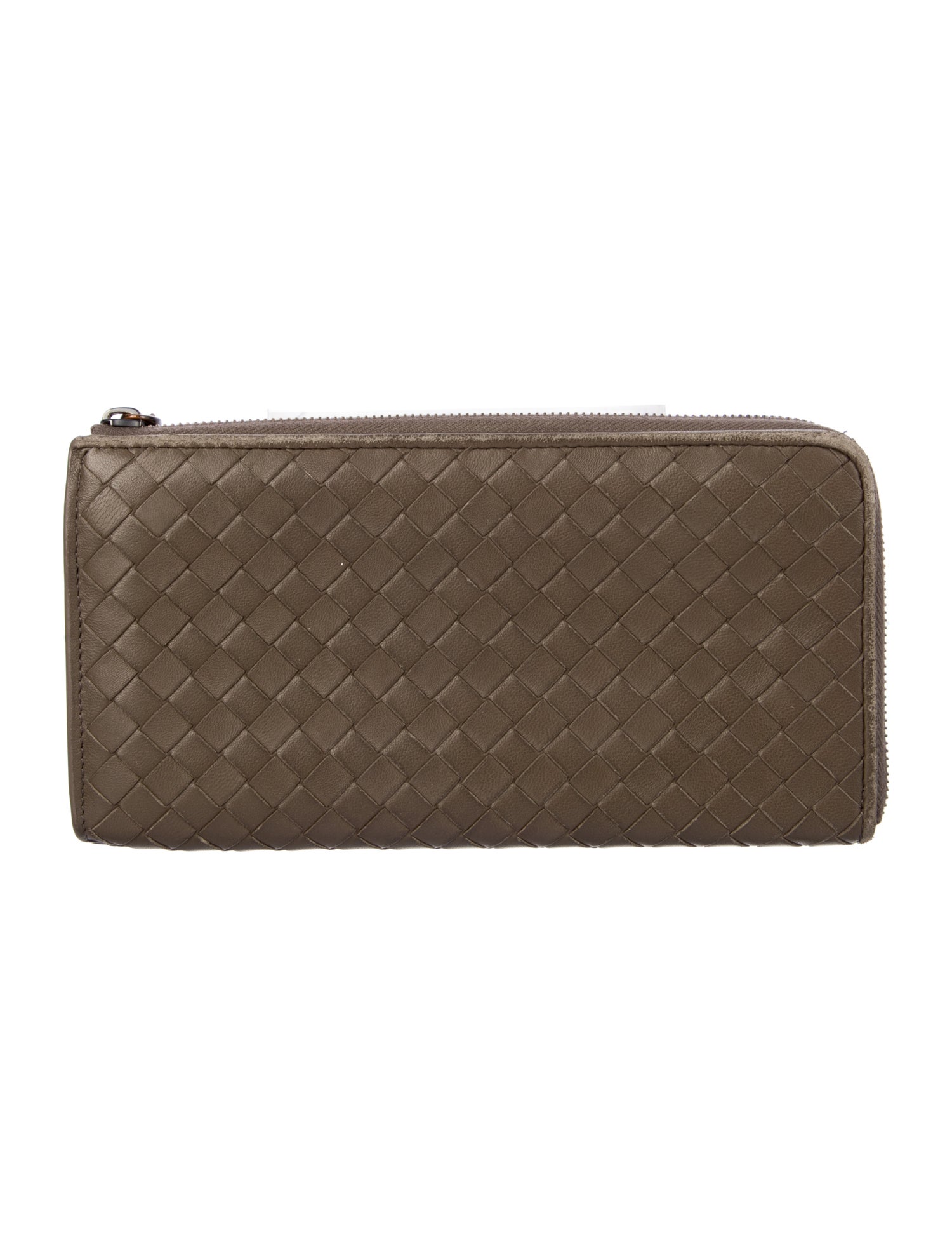 Bottega Veneta Intrecciato Weave Leather Continental Wallet
