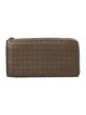 Bottega Veneta Intrecciato Weave Leather Continental Wallet