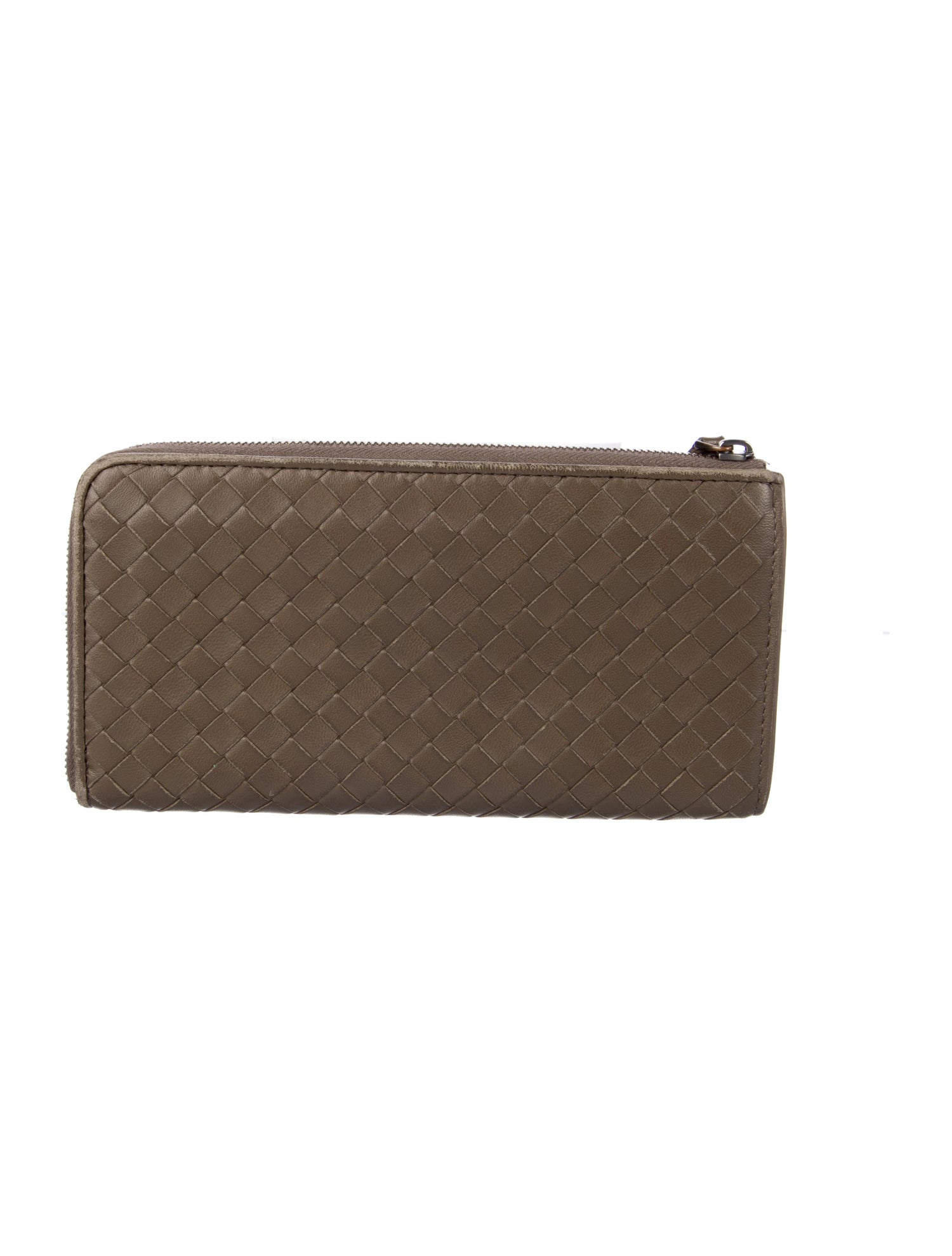 Bottega Veneta Intrecciato Weave Leather Continental Wallet