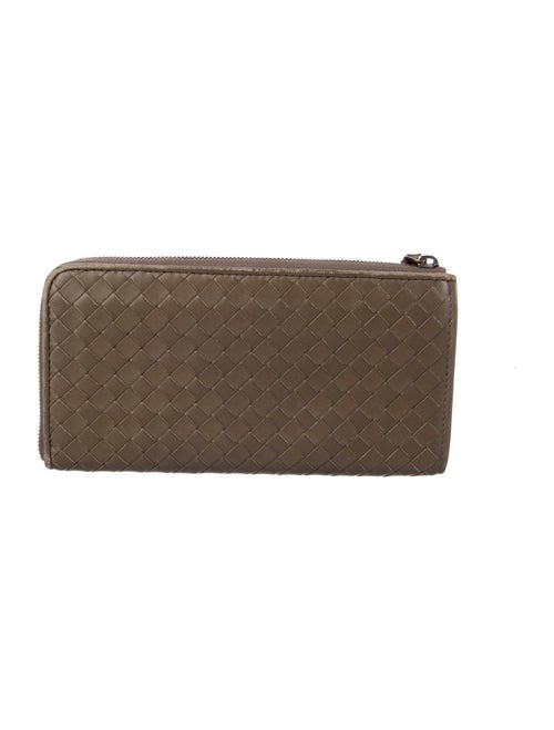 Bottega Veneta Intrecciato Weave Leather Continental Wallet