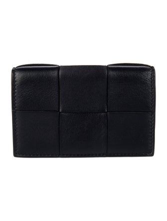 Bottega Veneta Maxi Intrecciato Card Case Intrecciato Weave Wallet