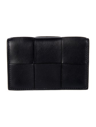 Bottega Veneta Maxi Intrecciato Card Case Intrecciato Weave Wallet