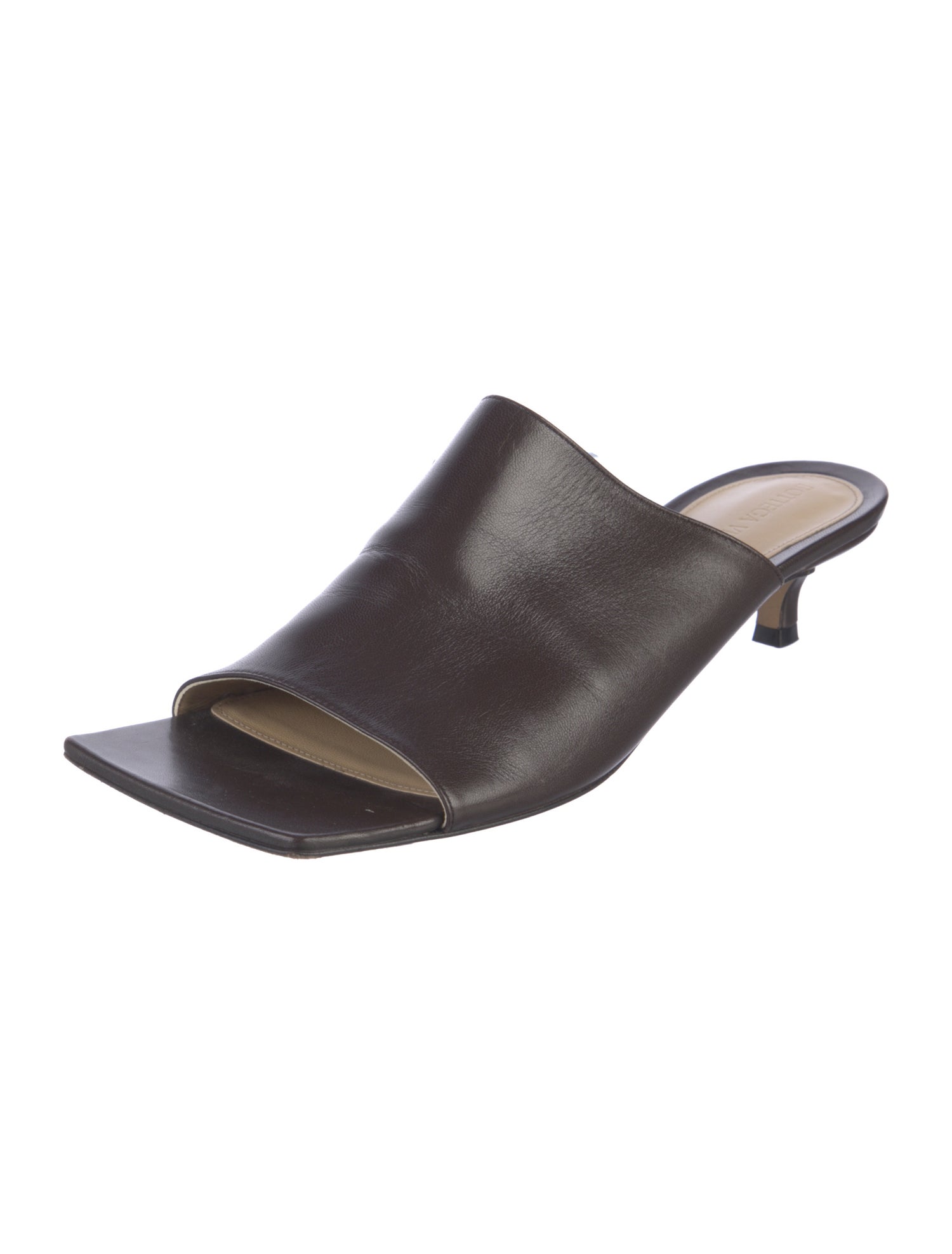 Bottega Veneta Leather Slides