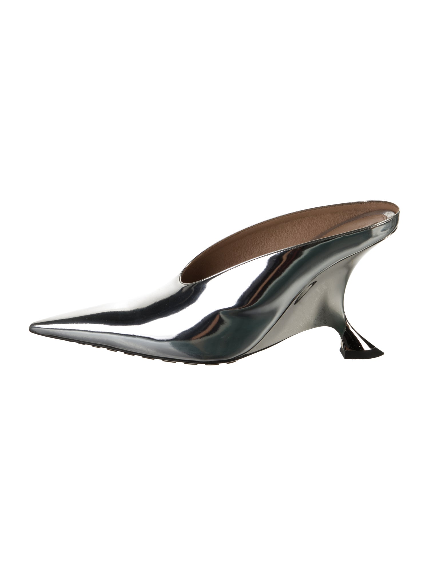 Bottega Veneta Patent Leather Slingback Pumps