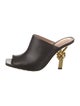 Bottega Veneta Leather Colorblock Pattern Mules
