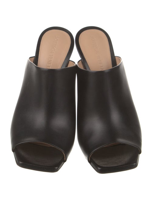 Bottega Veneta Leather Colorblock Pattern Mules