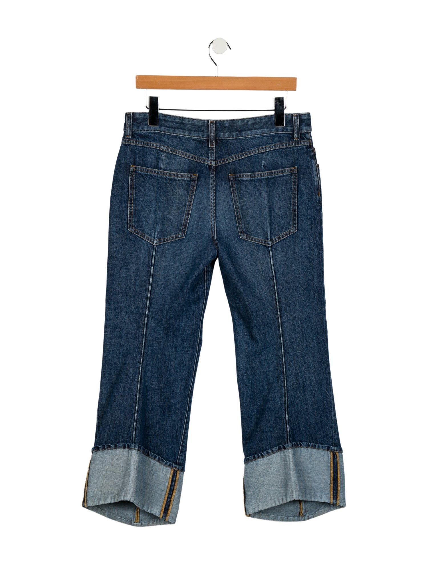 Bottega Veneta Mid-Rise Wide Leg Jeans