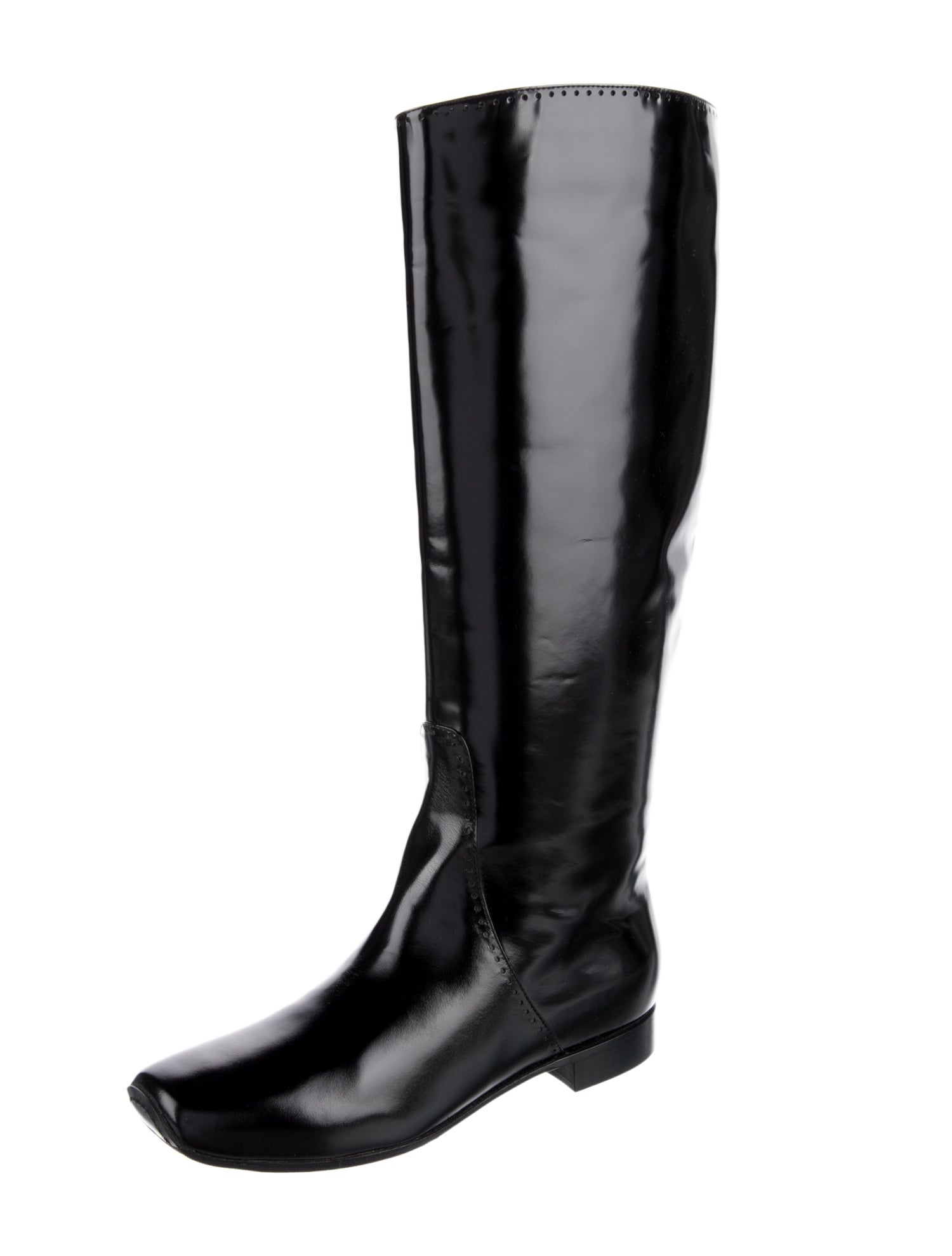 Bottega Veneta Intrecciato Weave Leather Rain Boots