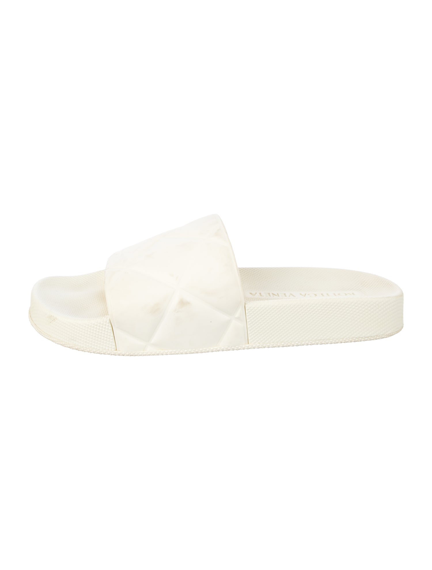 Bottega Veneta Quilted Pattern Rubber Slides