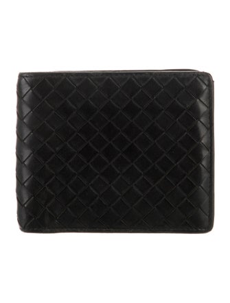 Bottega Veneta Bi Fold Intrecciato Weave Wallet