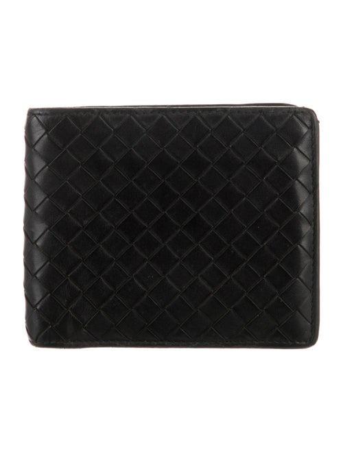 Bottega Veneta Bi Fold Intrecciato Weave Wallet