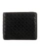 Bottega Veneta Bi Fold Intrecciato Weave Wallet
