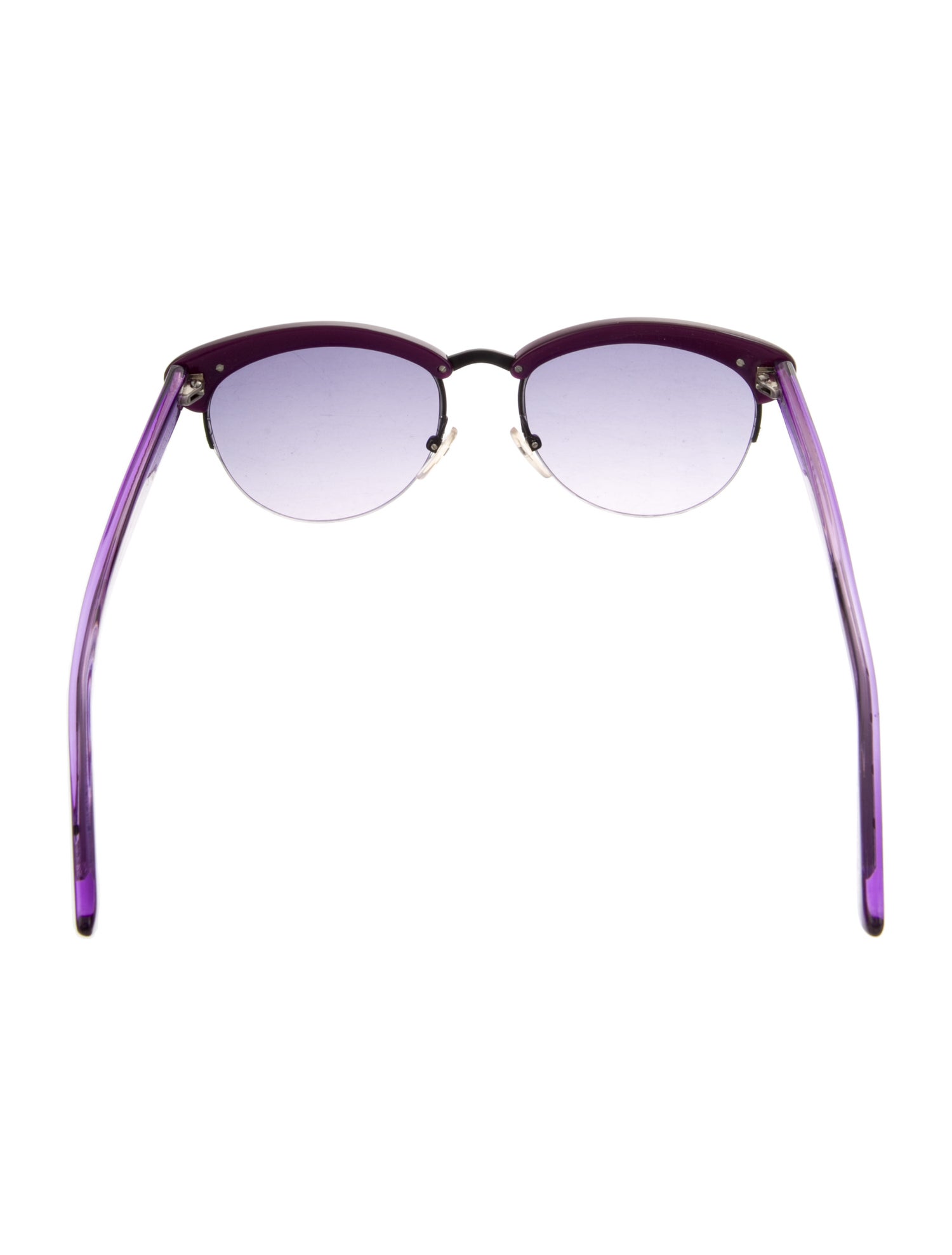 Bottega Veneta Round Gradient Sunglasses