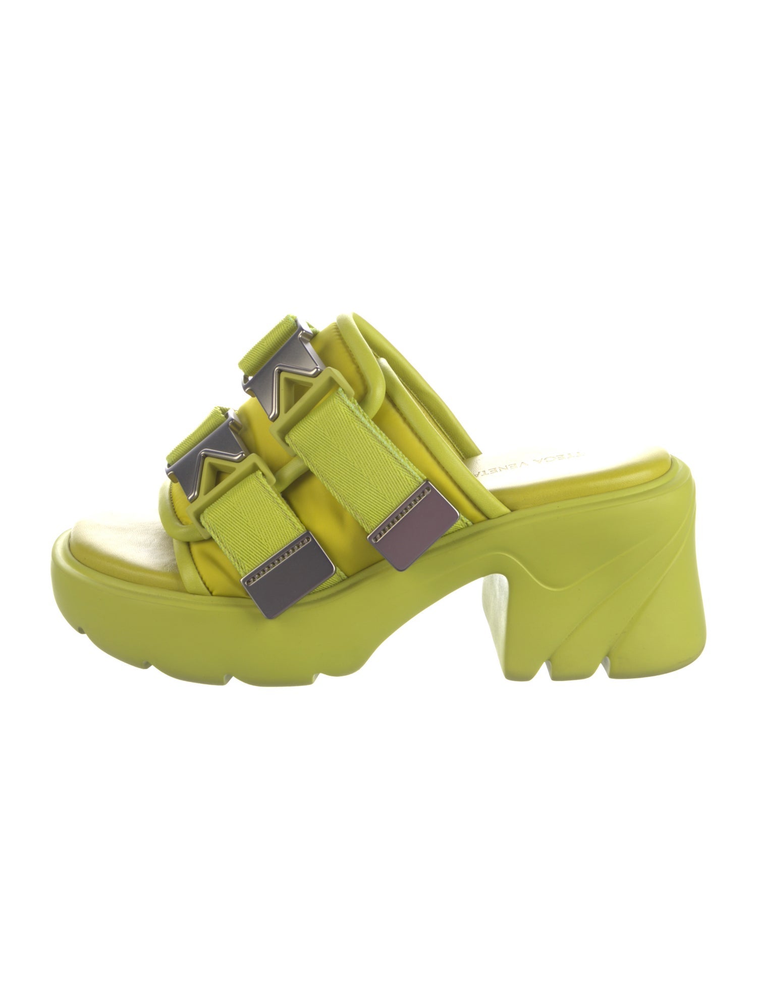 Bottega Veneta Nylon Slingback Sandals