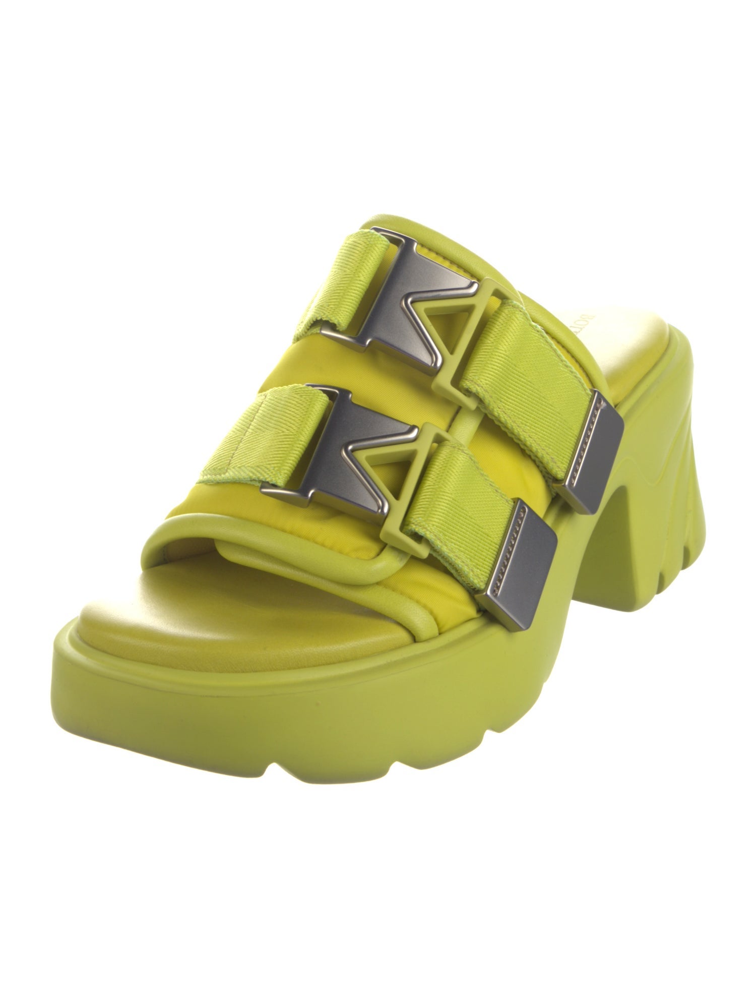 Bottega Veneta Nylon Slingback Sandals