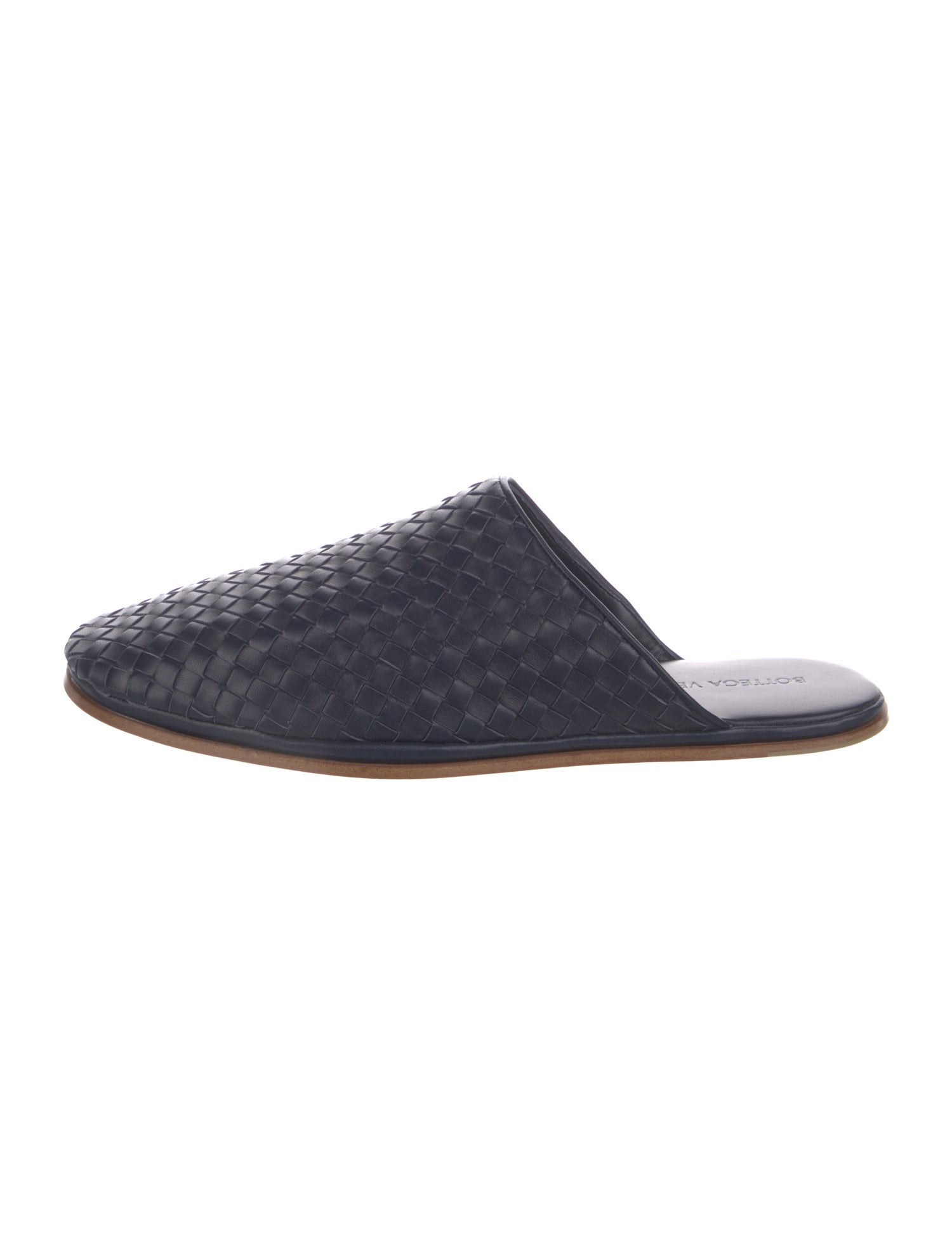 Bottega Veneta Intrecciato Weave Leather Slippers w/ Tags
