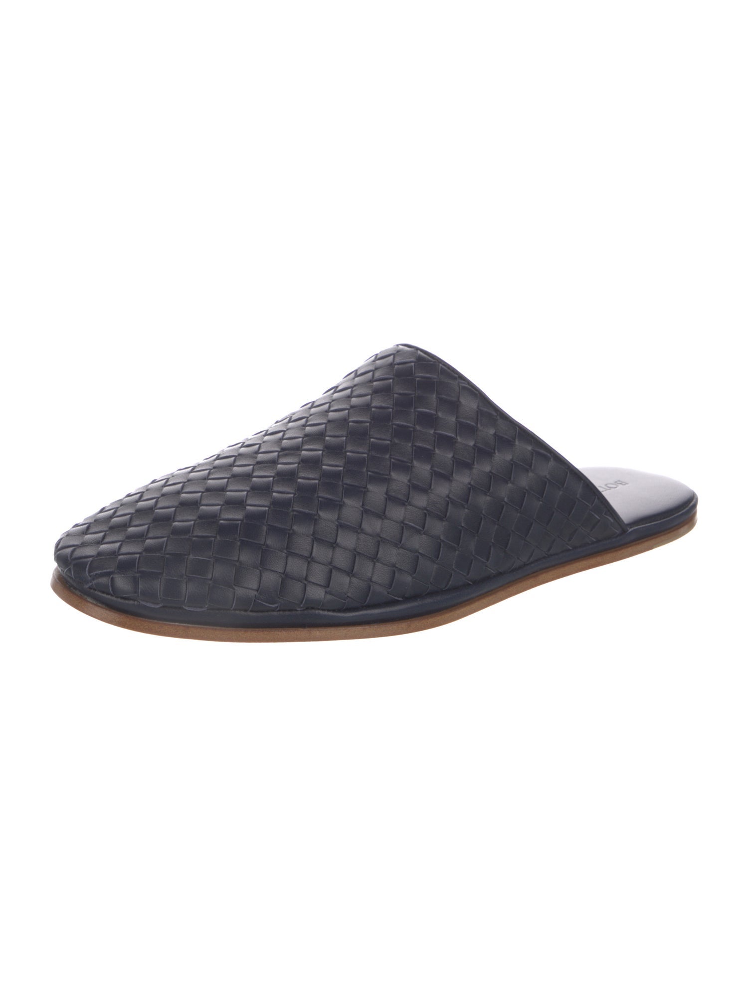 Bottega Veneta Intrecciato Weave Leather Slippers w/ Tags