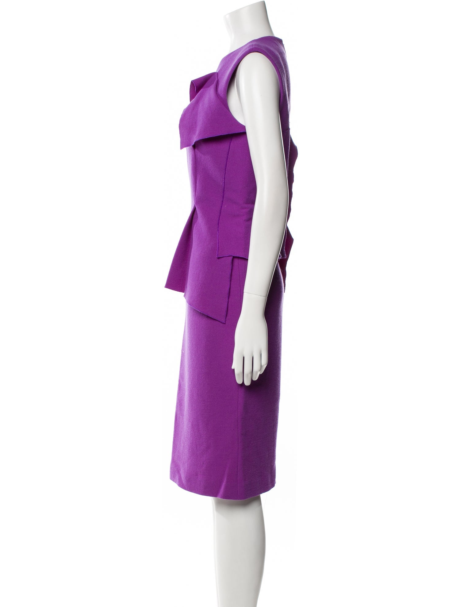 Bottega Veneta Wool Midi Length Dress
