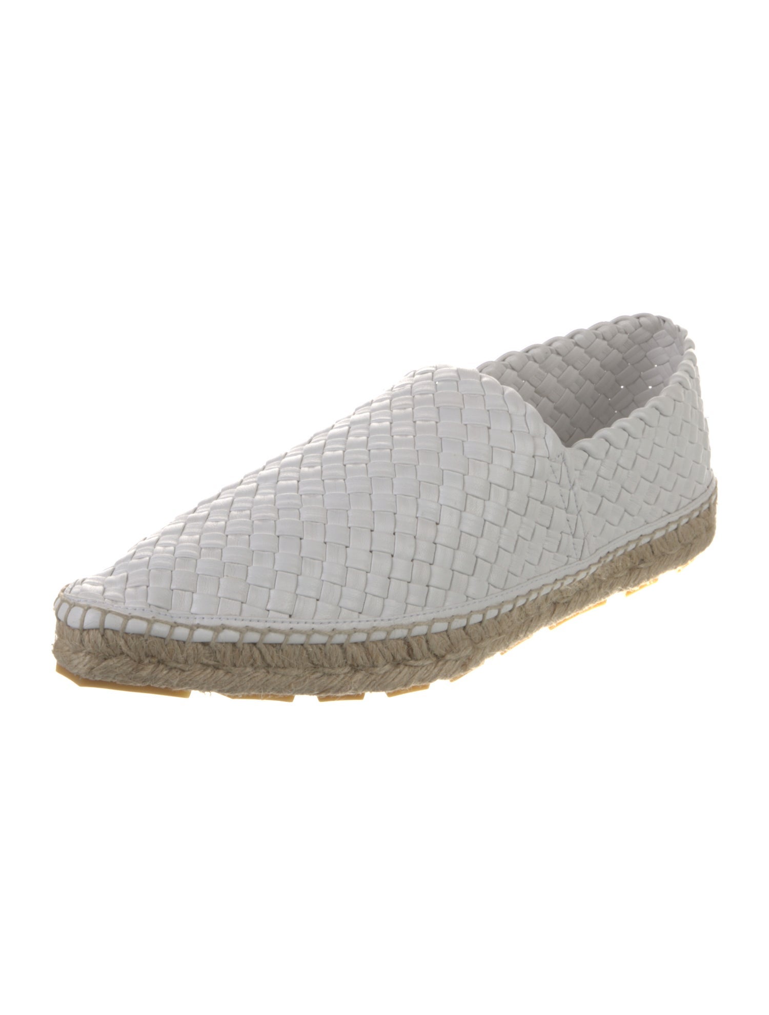 Bottega Veneta Intrecciato Weave Leather Espadrilles