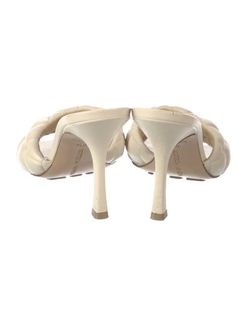 Bottega Veneta Quilted Pattern Leather Slides