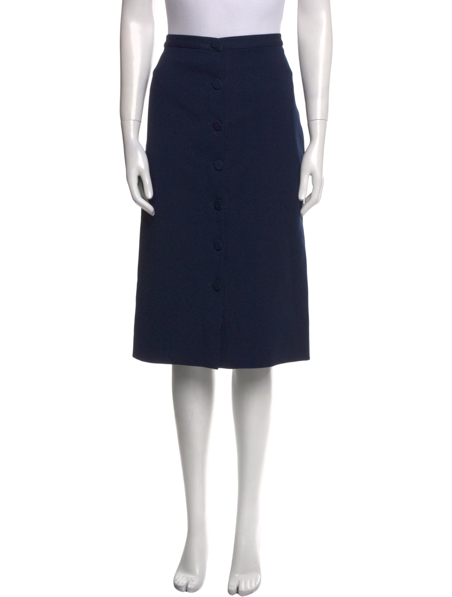 Bottega Veneta Virgin Wool Knee-Length Skirt