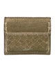 Bottega Veneta Intrecciato Weave Leather Card Holder