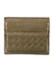 Bottega Veneta Intrecciato Weave Leather Card Holder