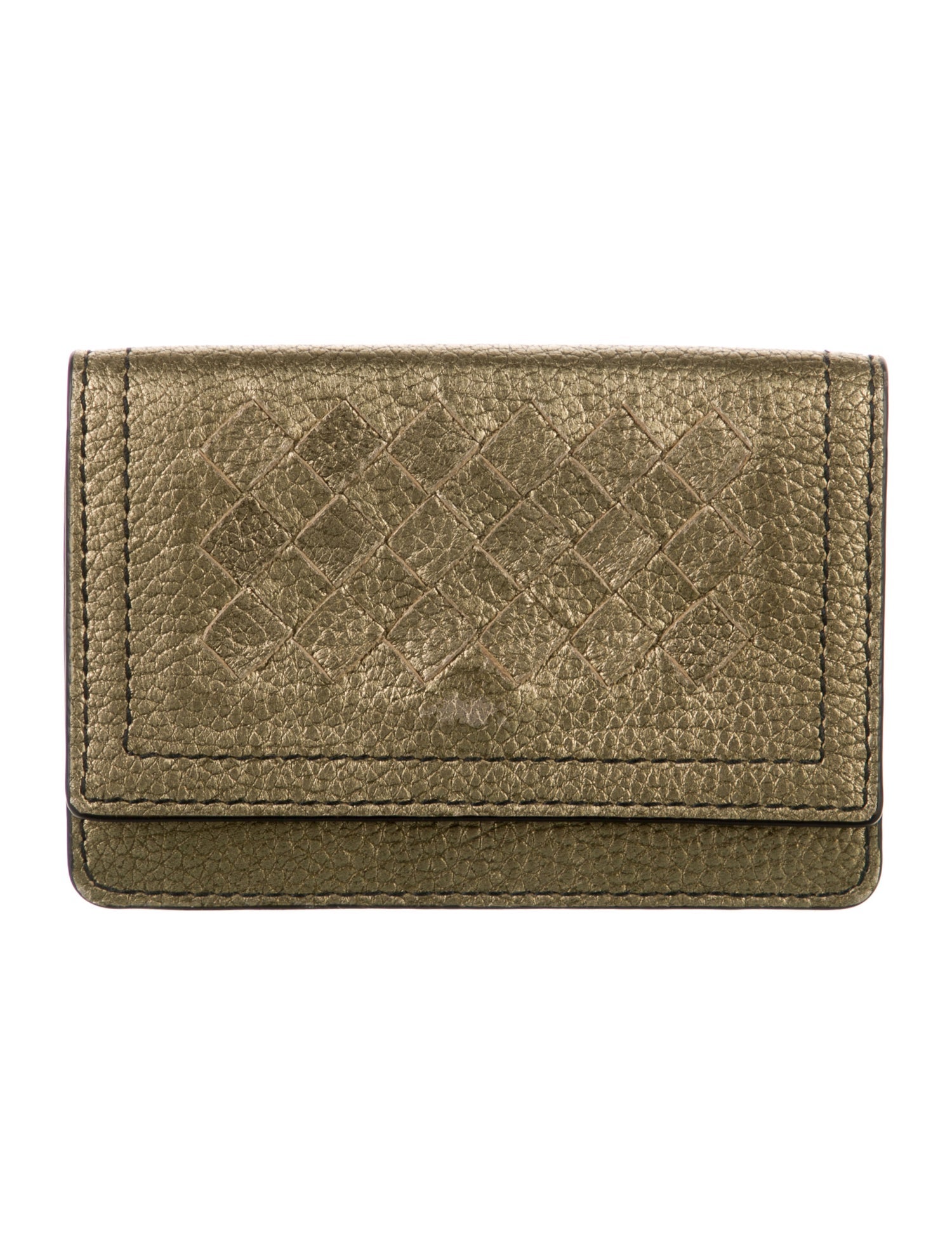 Bottega Veneta Intrecciato Weave Leather Bifold Wallet