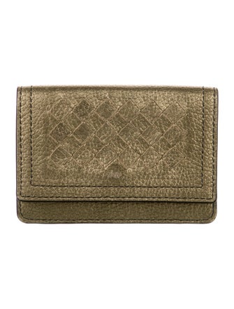 Bottega Veneta Intrecciato Weave Leather Bifold Wallet