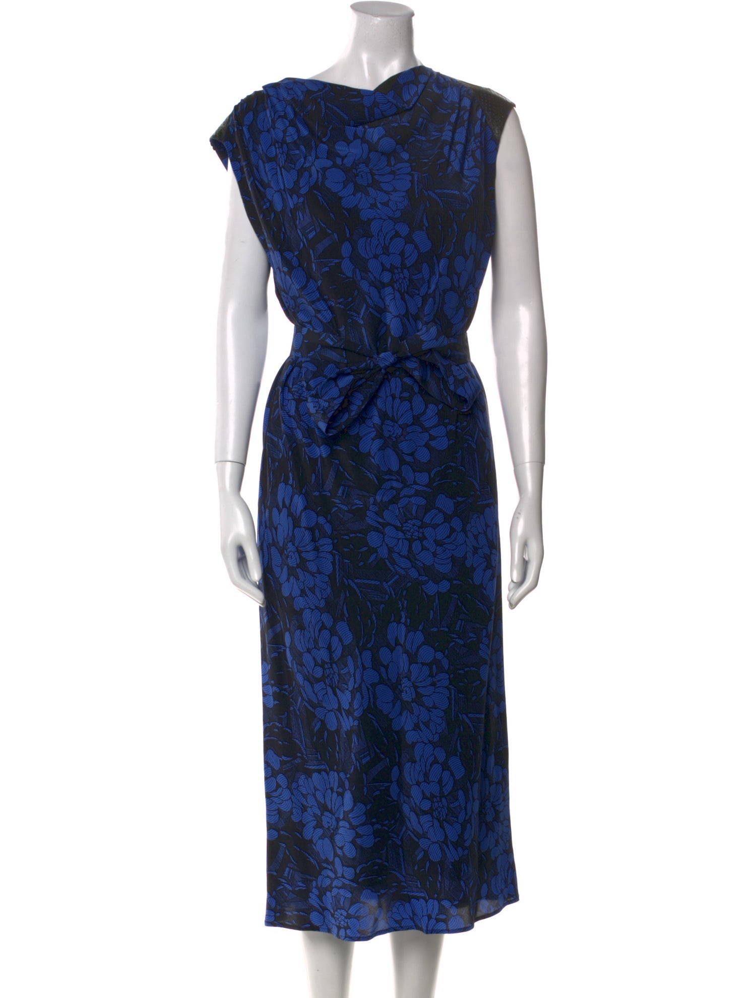 Bottega Veneta Leather Long Dress